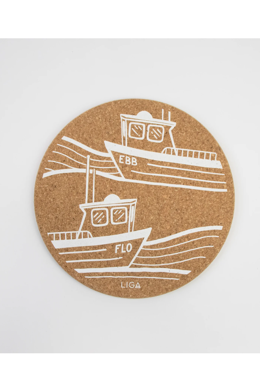 Liga Cork Placemat Set | Ebb & Flo-Homeware-Ohh! By Gum - Shop Sustainable