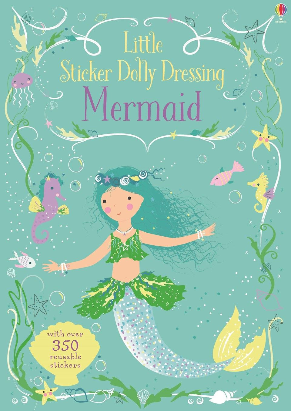 Little Sticker Dolly Dressing: Mermaid-Books-Ohh! By Gum - Shop Sustainable