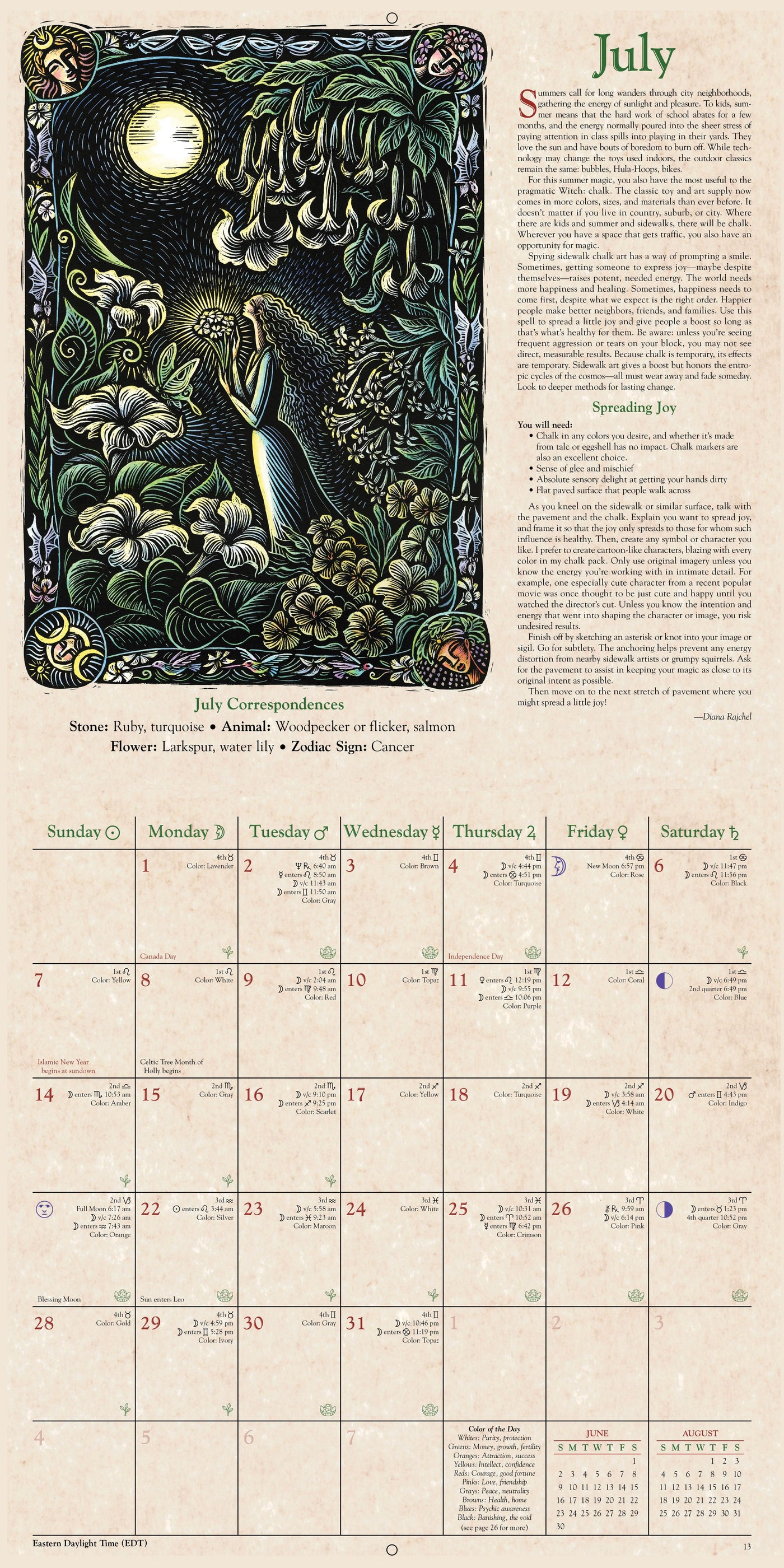 Llewellyns Witches Calendar 2025-Books-Ohh! By Gum - Shop Sustainable