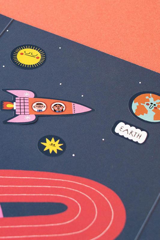 Londji Activities - SPACE Stickers