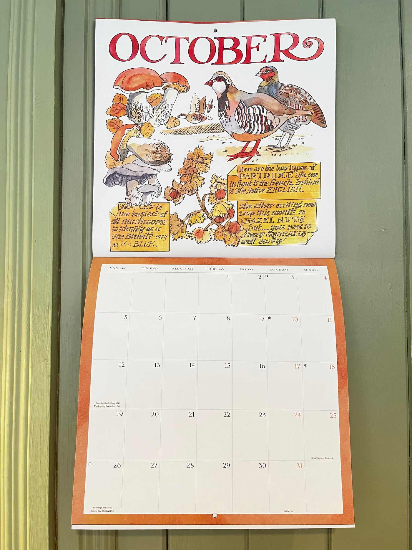 MATTHEW RICE A YEAR IN THE COUNTRY WALL  CALENDAR 2026