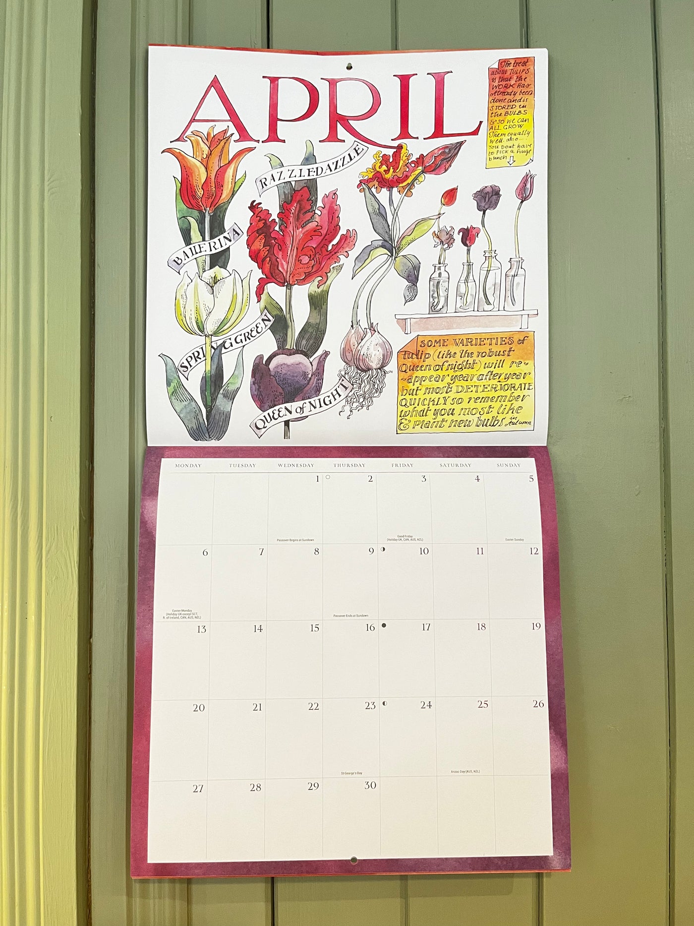 MATTHEW RICE A YEAR IN THE COUNTRY WALL  CALENDAR 2026