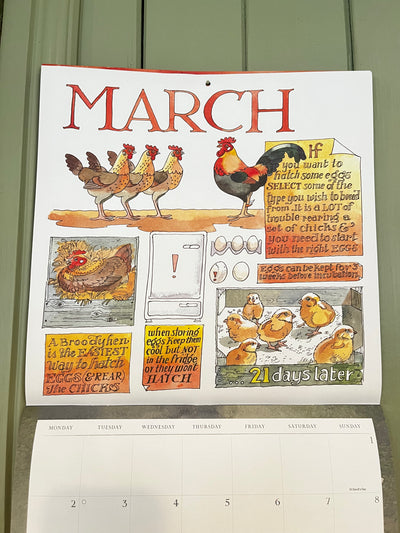 MATTHEW RICE A YEAR IN THE COUNTRY WALL  CALENDAR 2026