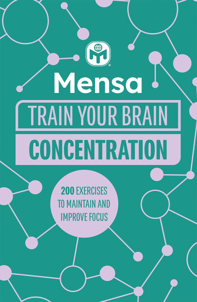 MENSA TRAIN YOUR BRAIN CONCENTRATION: 200 PUZZLES (PB)-Books-Ohh! By Gum - Shop Sustainable