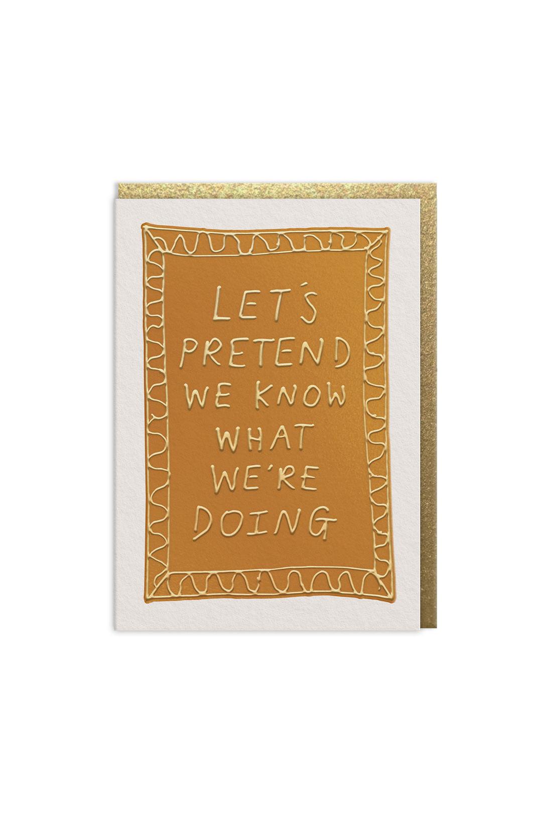 Ohh Deer Let's Pretend Greeting Card