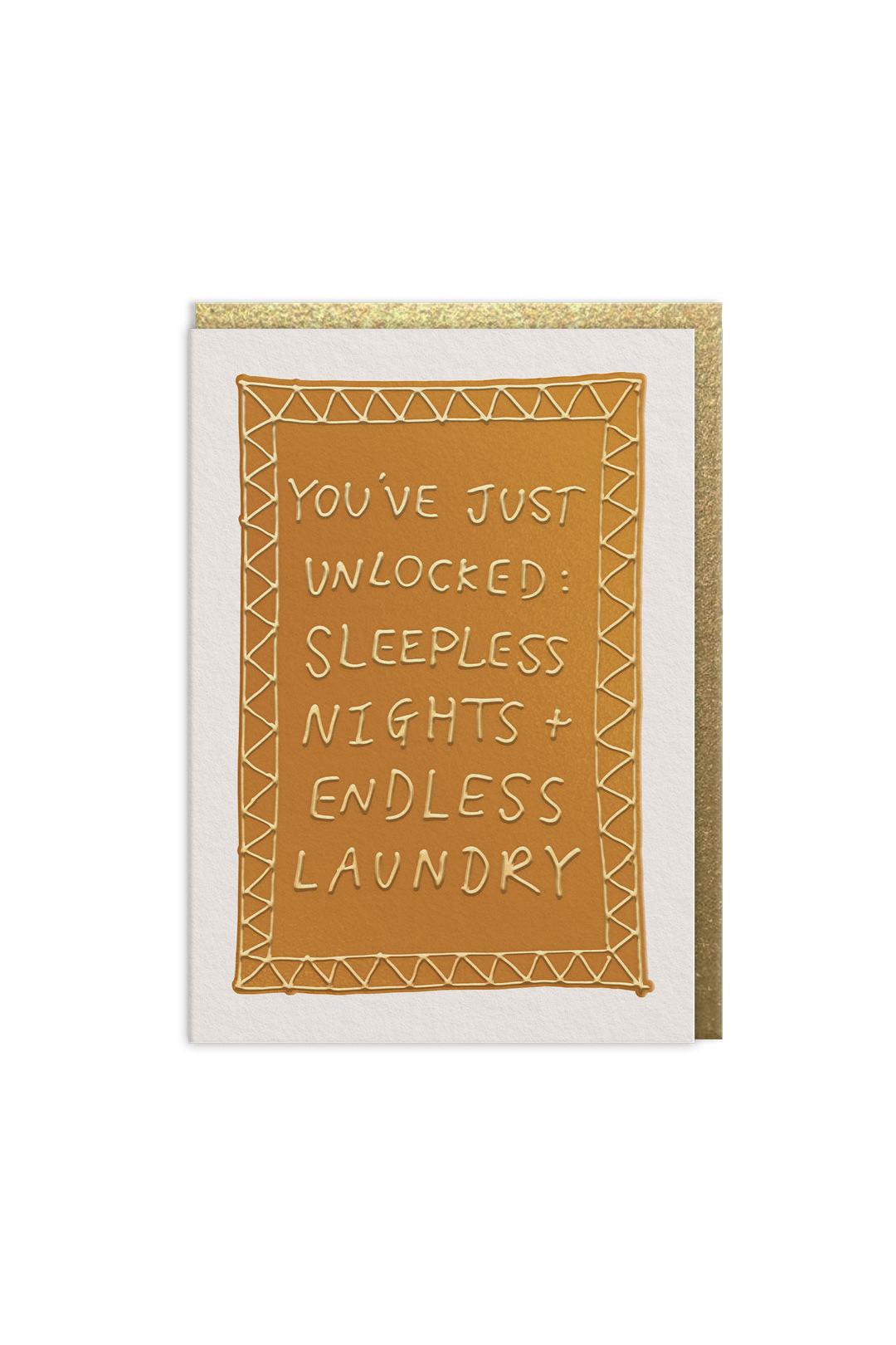 Ohh Deer Sleepless Nights Greeting Card