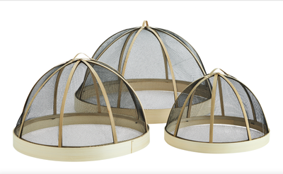 Madam Stoltz Bamboo Food Covers