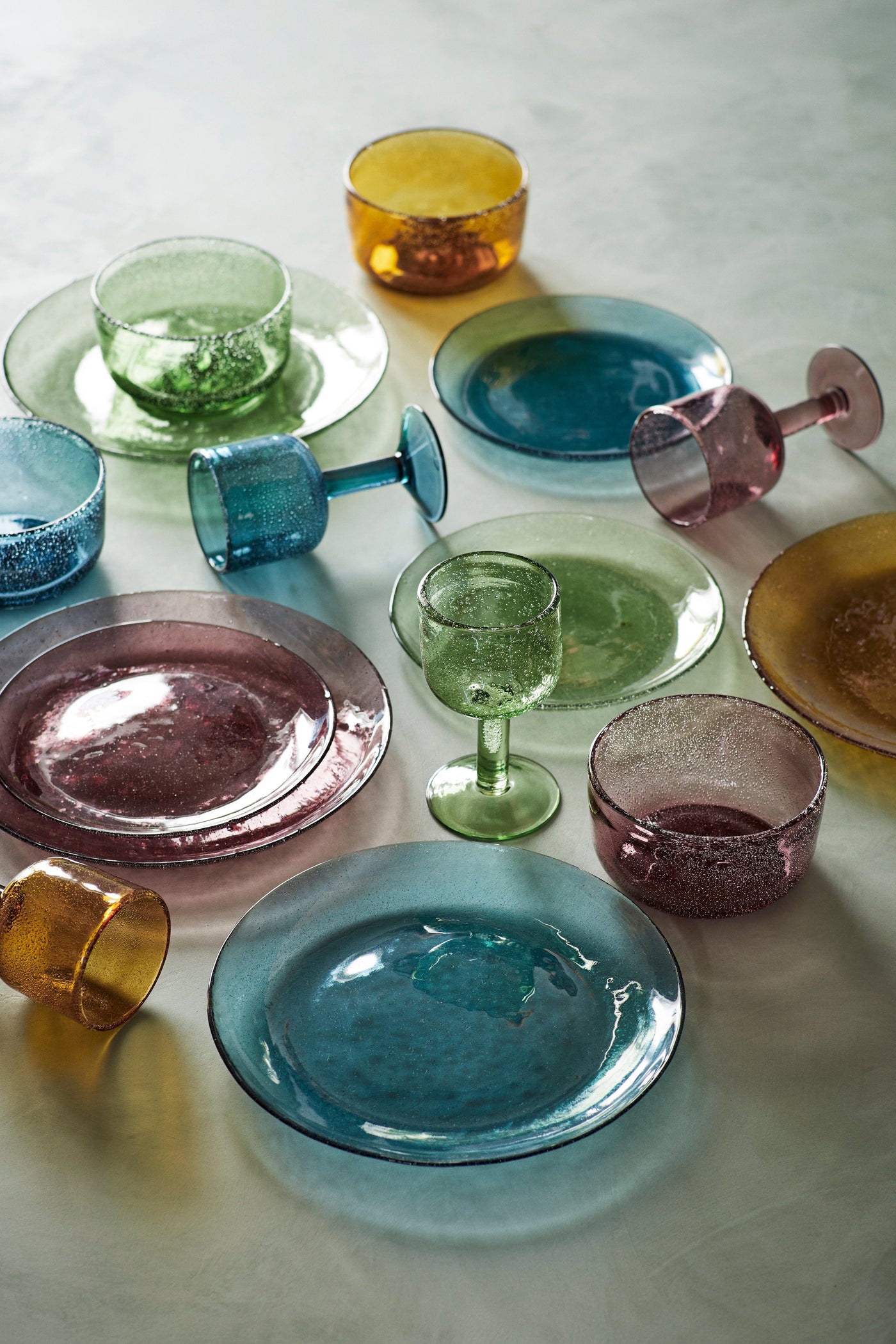 Madam Stoltz Coloured Wine Glass