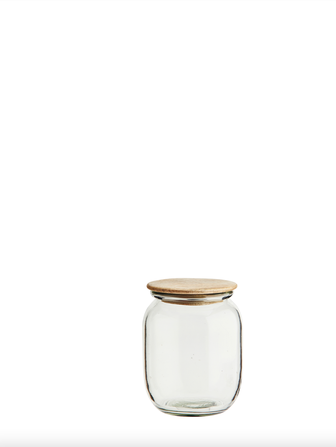 Madam Stoltz Glass Jar w/ Lid