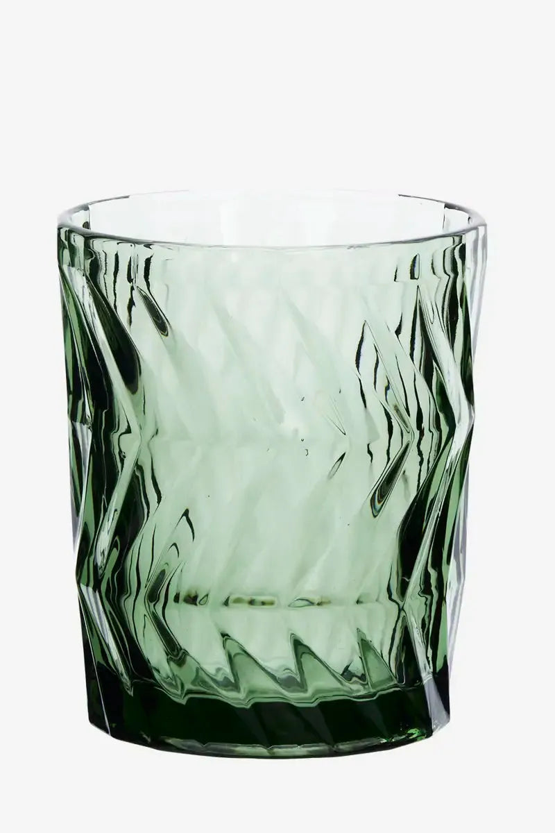 Madam Stoltz Green Drinking Glass