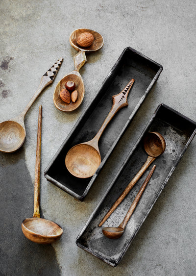 Madam Stoltz Hand Carved Wooden Ladle
