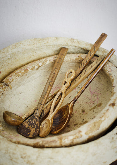 Madam Stoltz Hand Carved Wooden Ladle