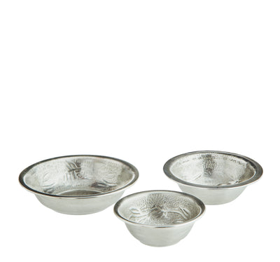 Madam Stoltz Hand Hammered Aluminium Bowl