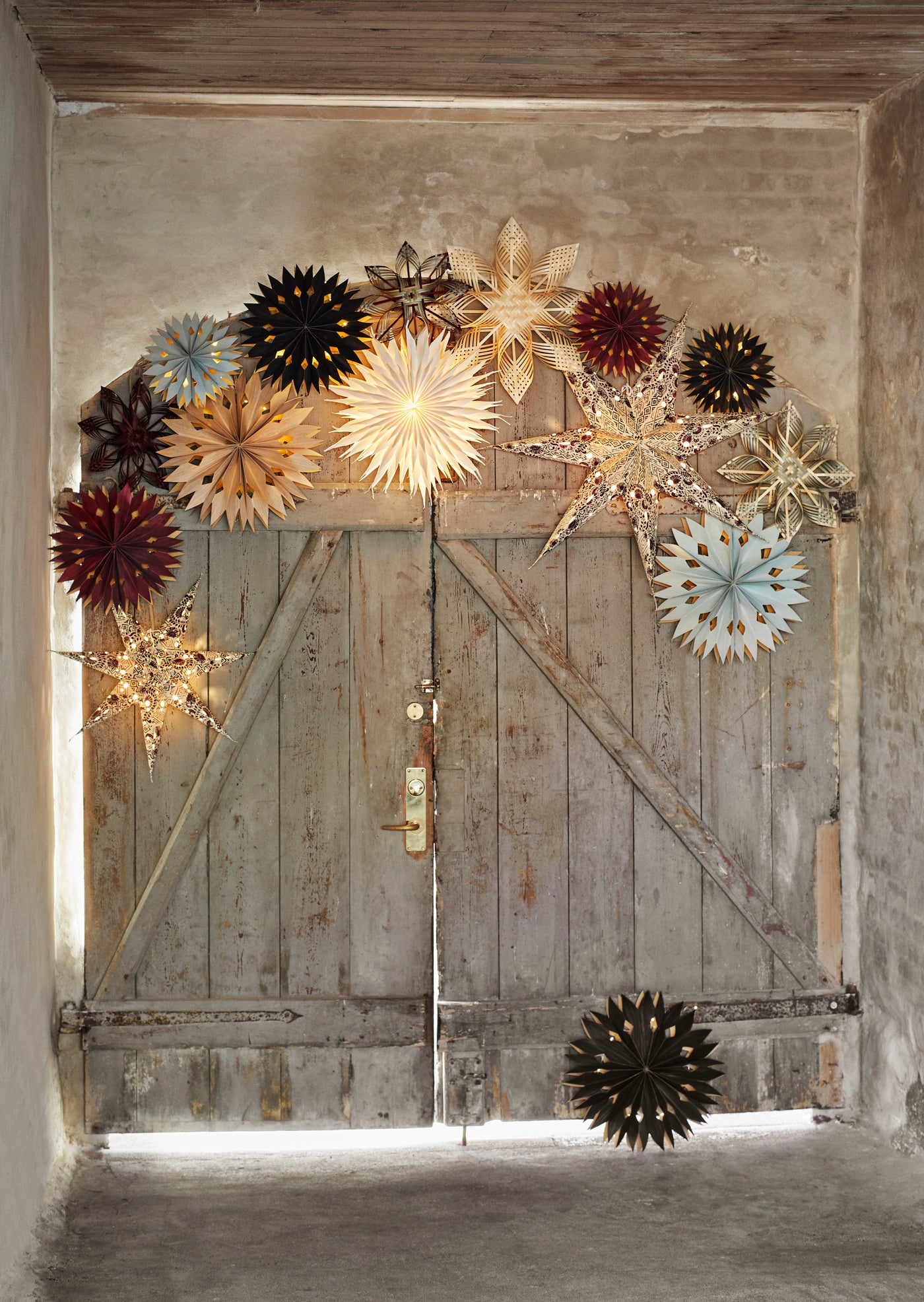 Madam Stoltz Hanging Bamboo Star
