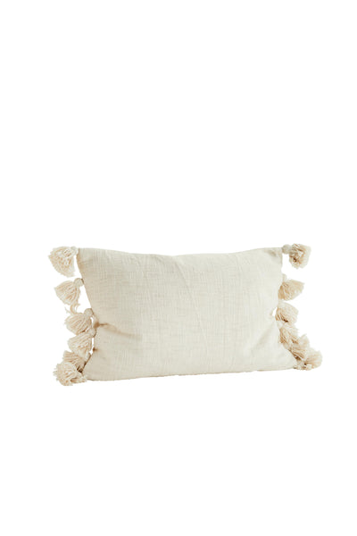 Madam Stoltz Long Cushion Cover w/ Tassels