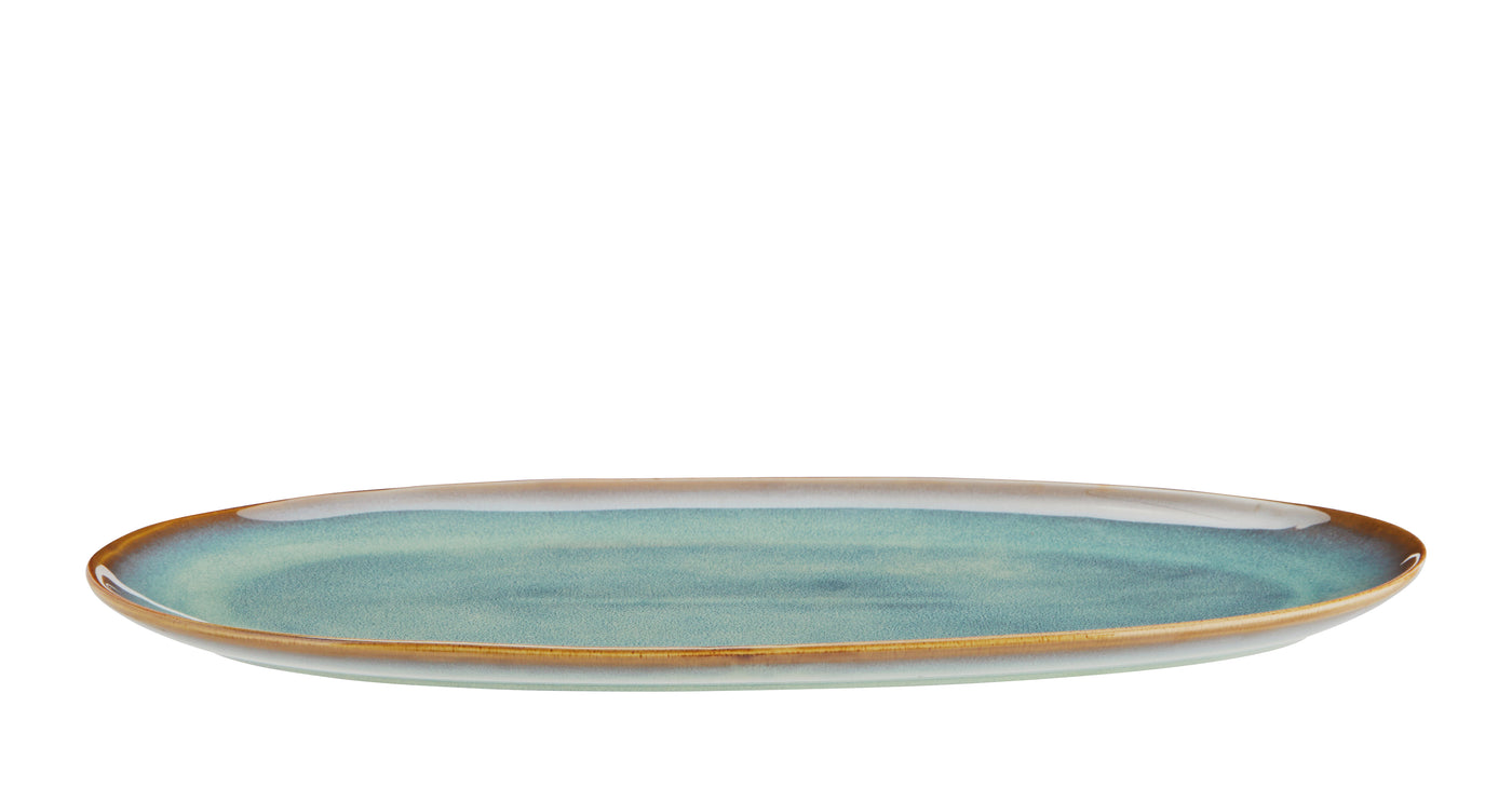 Madam Stoltz Oval Stoneware Dish