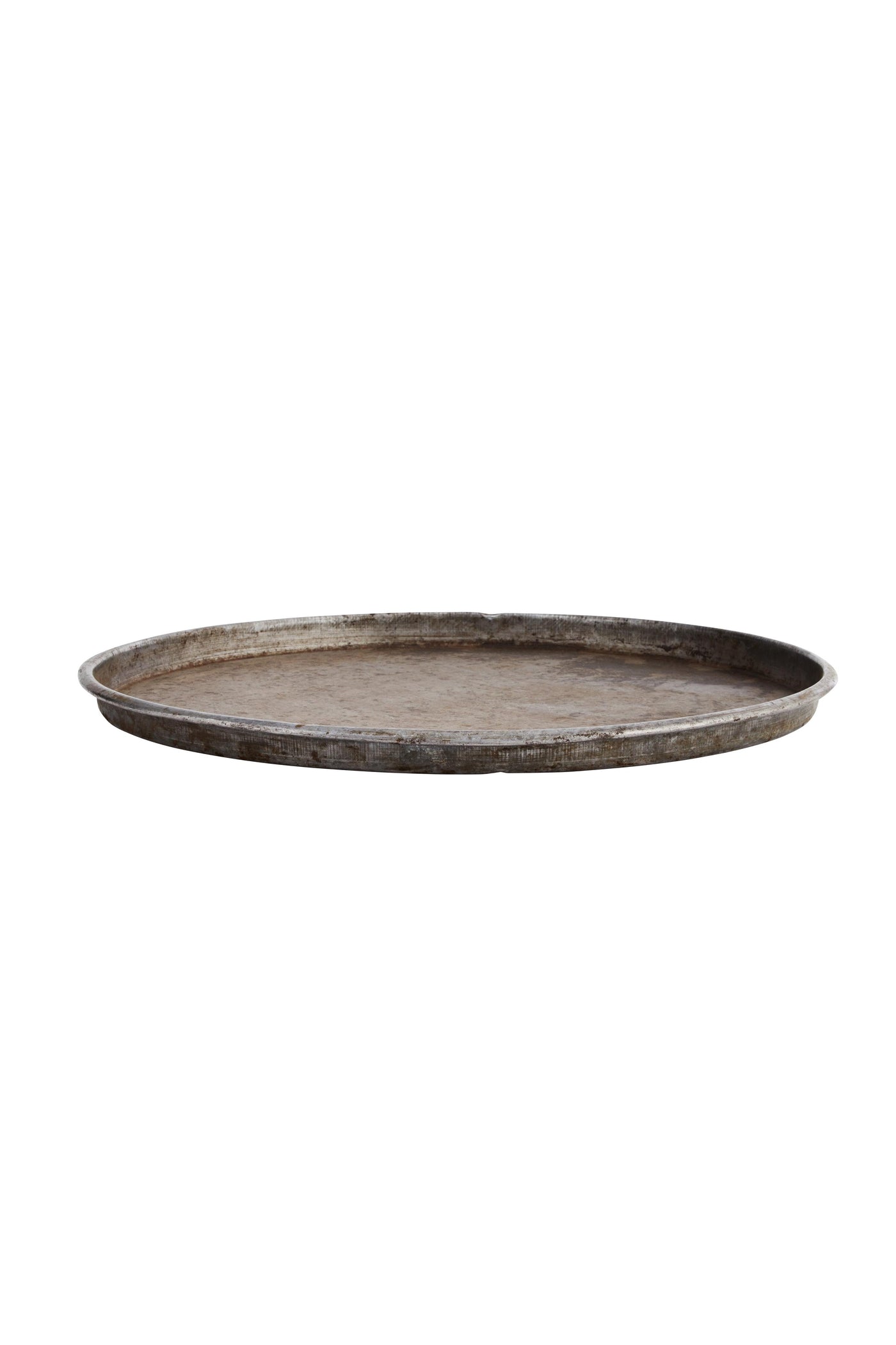 Madam Stoltz Re-Used Round Iron Tray