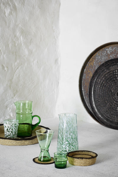 Madam Stoltz Re-Used Round Iron Tray