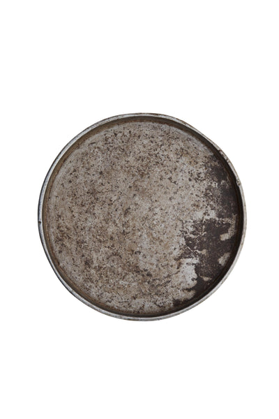 Madam Stoltz Re-Used Round Iron Tray