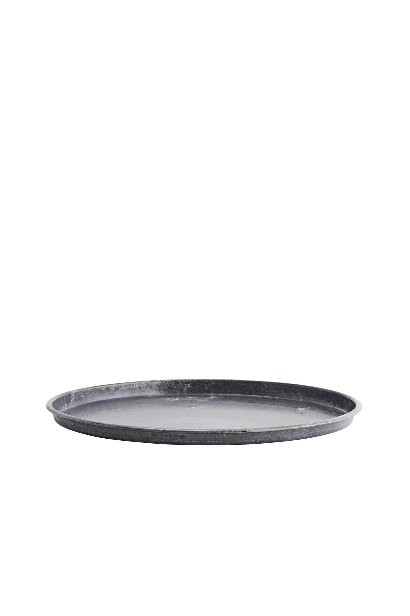 Madam Stoltz Re-Used Round Iron Tray