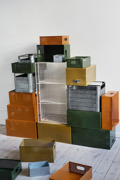 Madam Stoltz Rectangular Iron Boxes