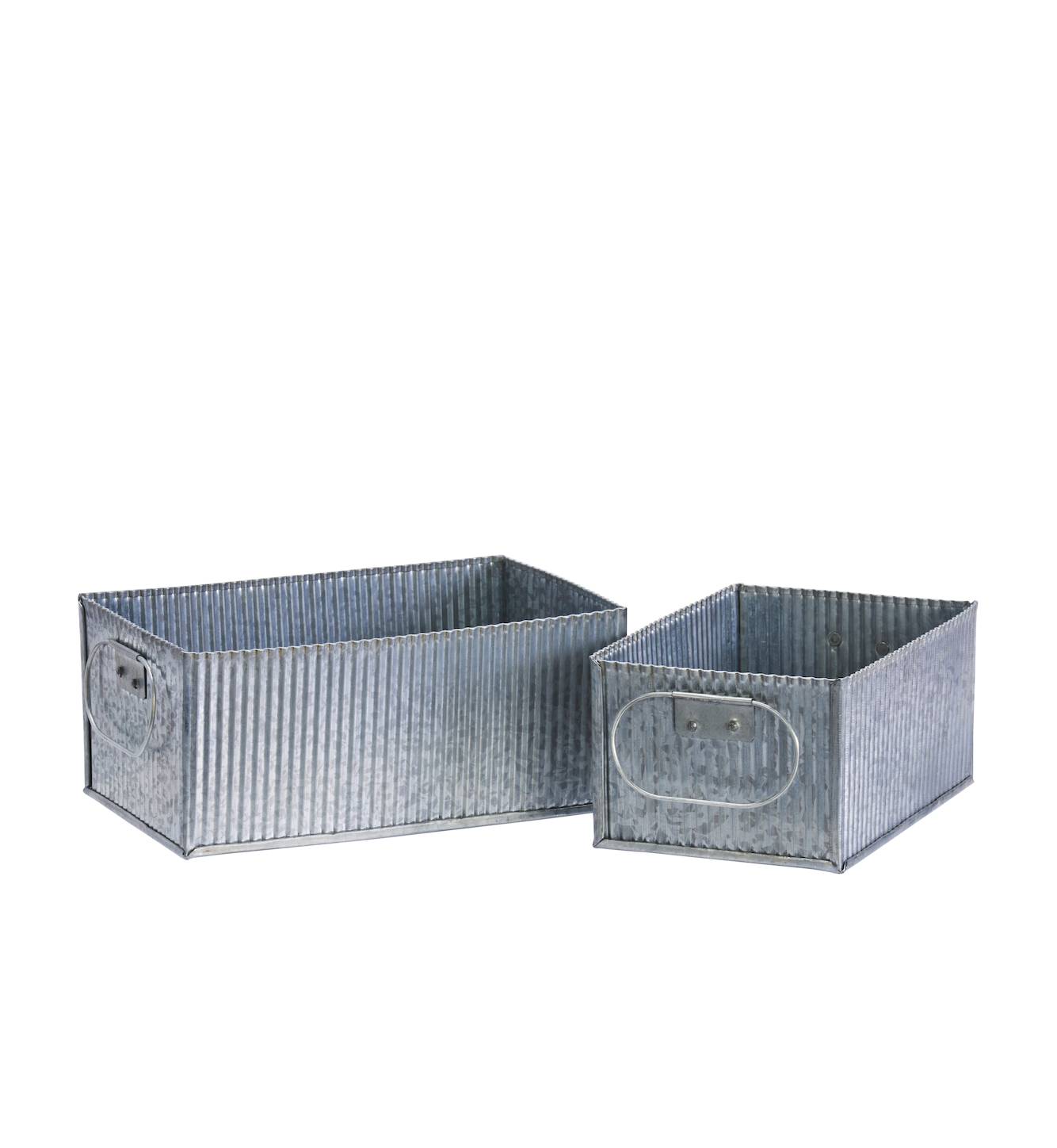 Madam Stoltz Rectangular Iron Boxes