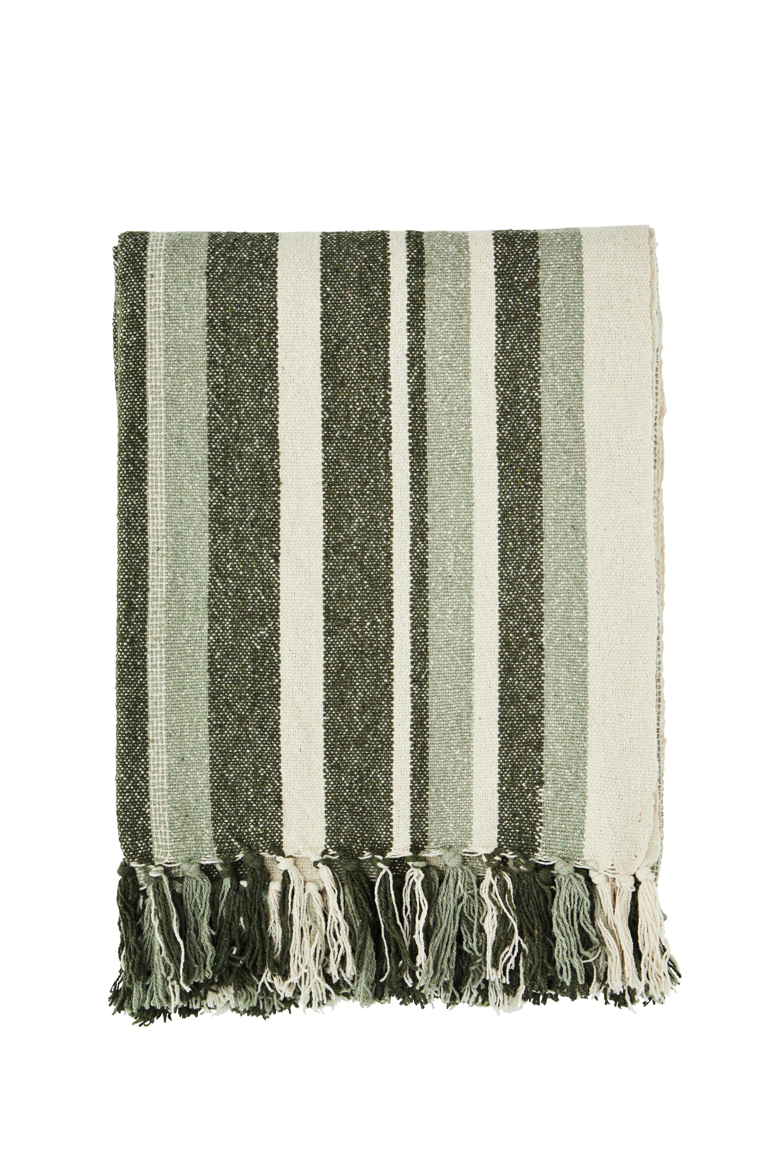 Madam Stoltz Recycled Cotton Throw