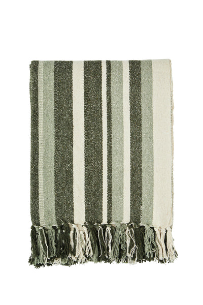 Madam Stoltz Recycled Cotton Throw