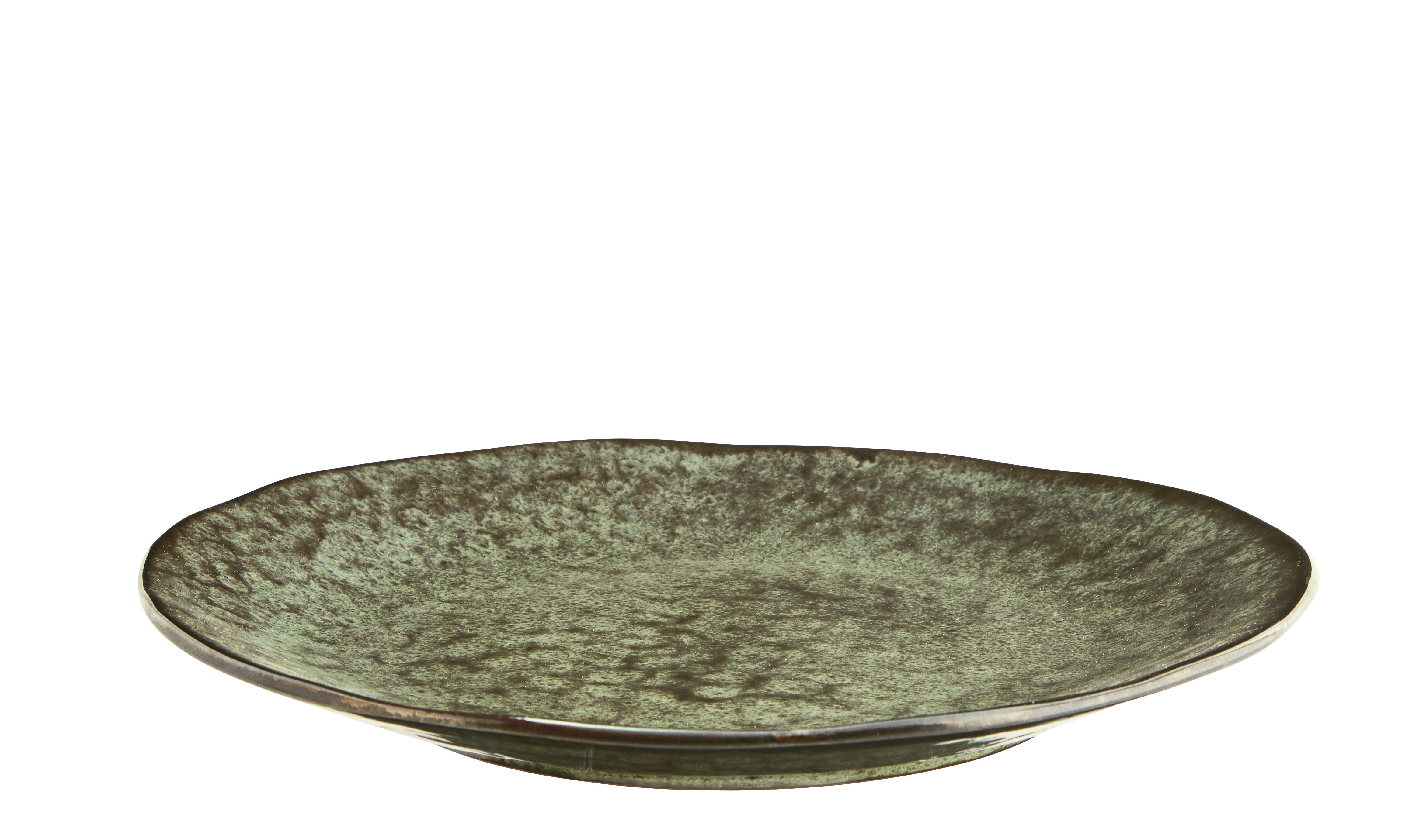 Madam Stoltz Stoneware Dinner Plate