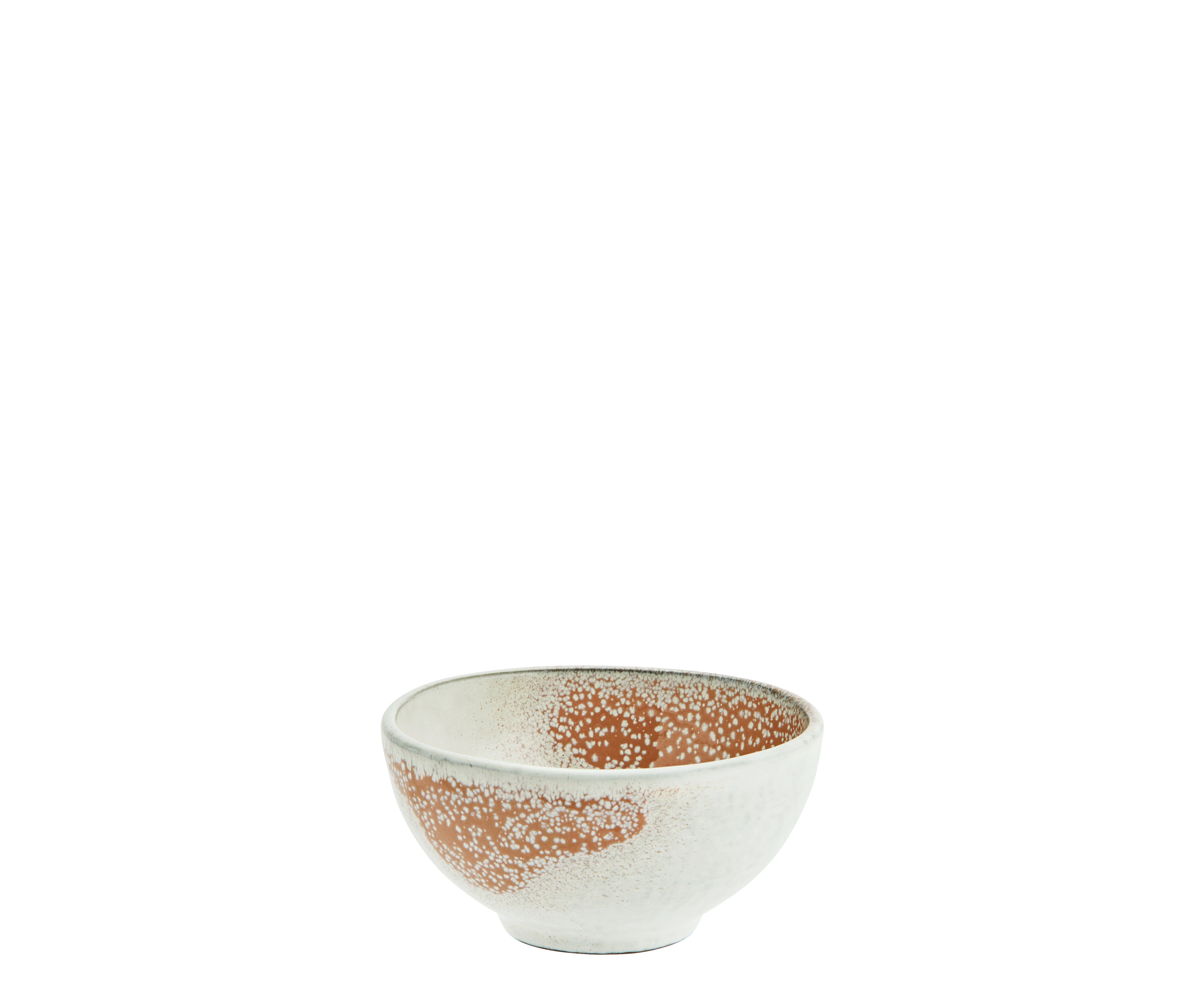 Madam Stoltz White Small Stoneware Bowl