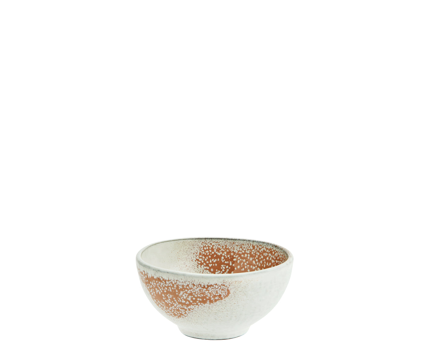 Madam Stoltz White Small Stoneware Bowl