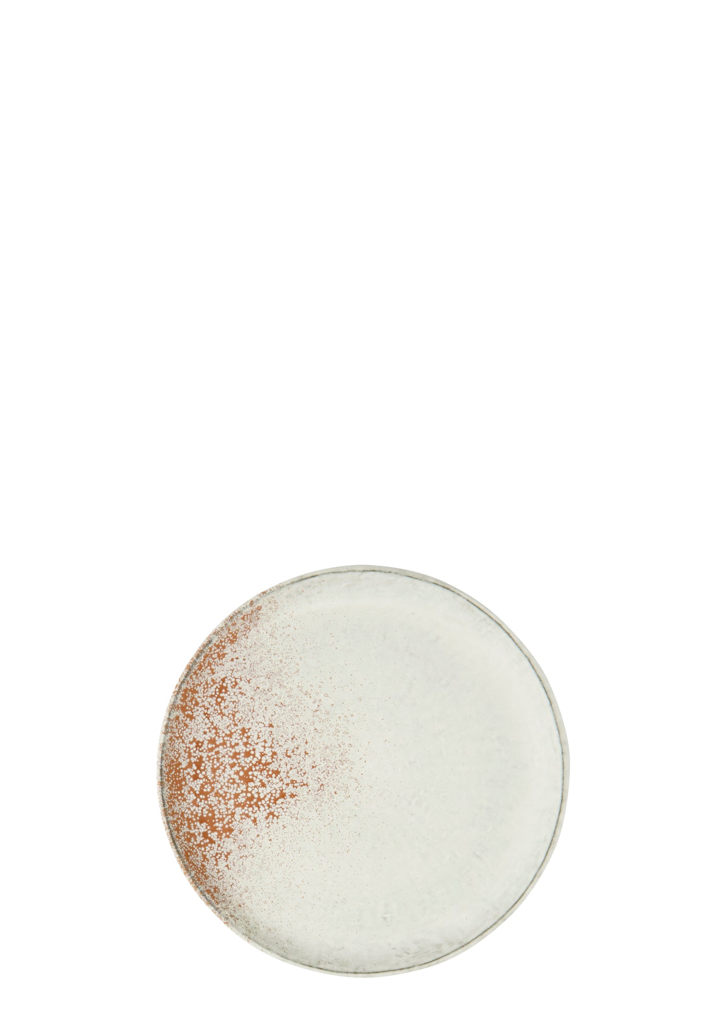 Madam Stoltz White Stoneware Lunch Plate