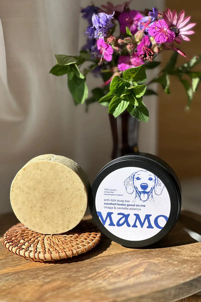 Mamo Anti-Itch Dog Shampoo Bar – Chaga, Arnica & Centella
