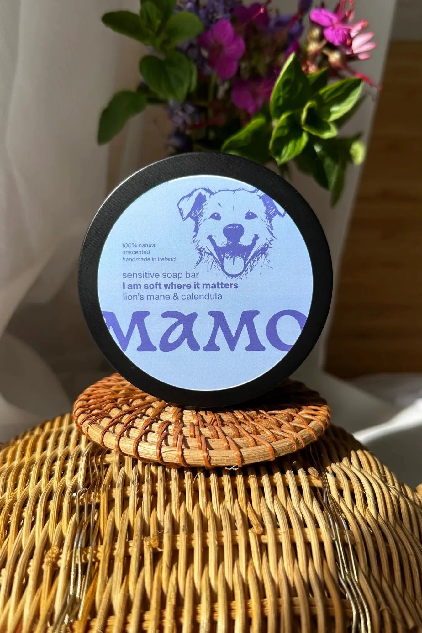 Mamo Sensitive Dog Shampoo Bar – Lion’s Mane & Calendula 95g - Ohh! By Gum