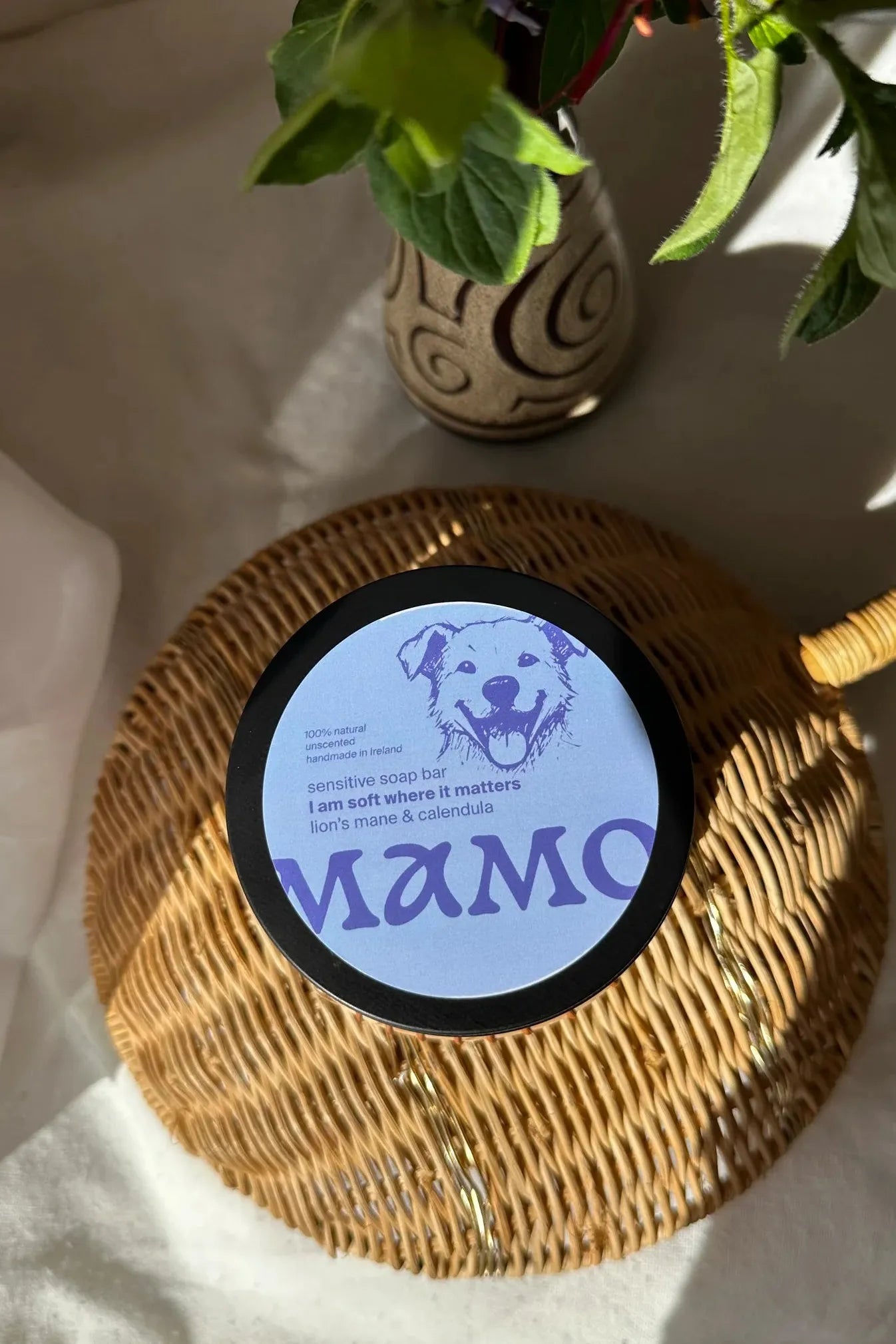 Mamo Sensitive Dog Shampoo Bar – Lion’s Mane & Calendula 95g - Ohh! By Gum