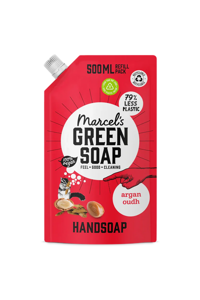Marcels Green Soap Handsoap Argan & Oudh REFILL