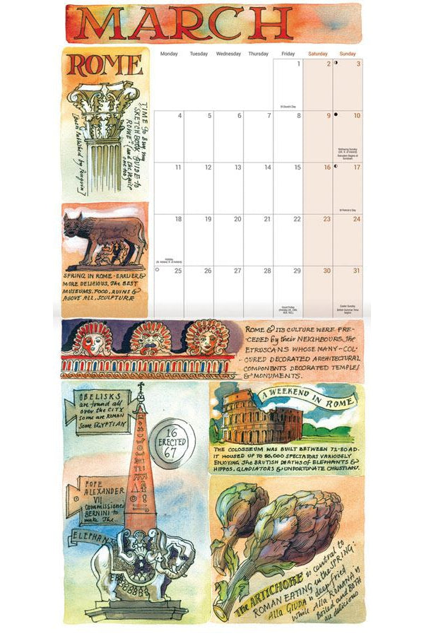 Matthew Rice a Year In The Country Wall Calendar 2024-Books-Ohh! By Gum - Shop Sustainable
