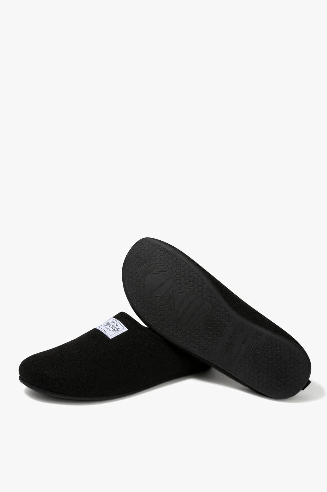 Mercredy Mens Black Slippers-Mens-Ohh! By Gum - Shop Sustainable