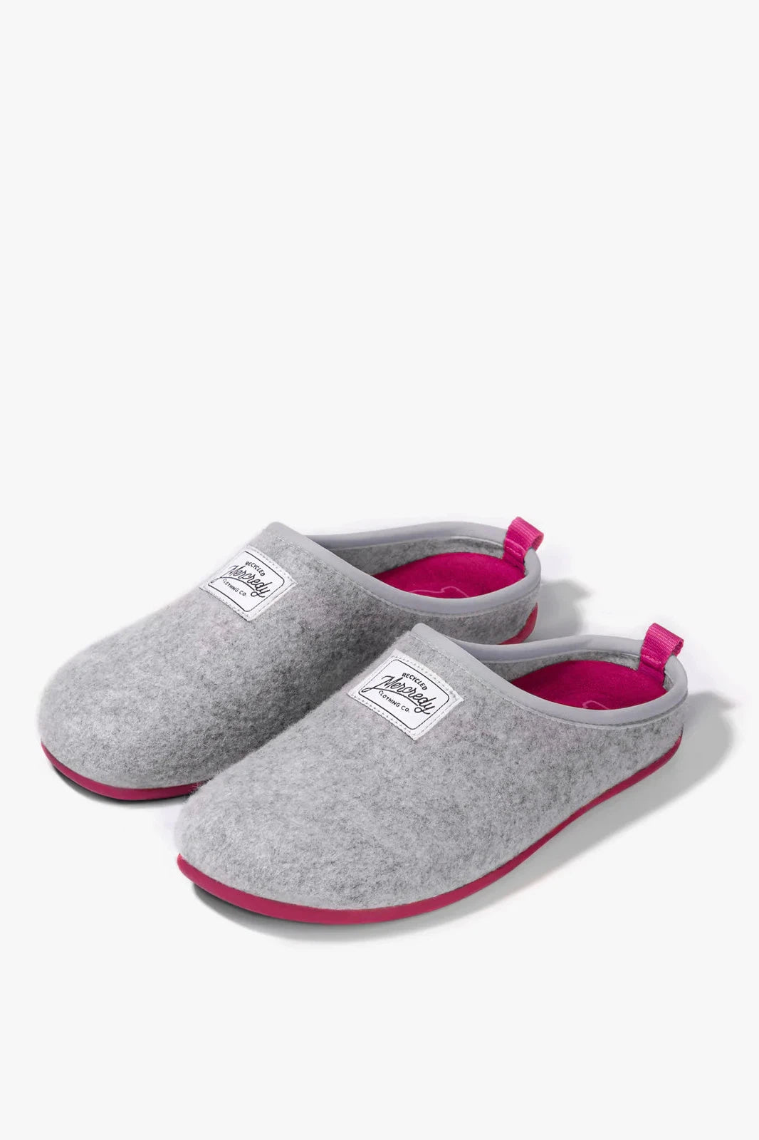 Mercredy Slipper Grey/Magenta-Womens-Ohh! By Gum - Shop Sustainable