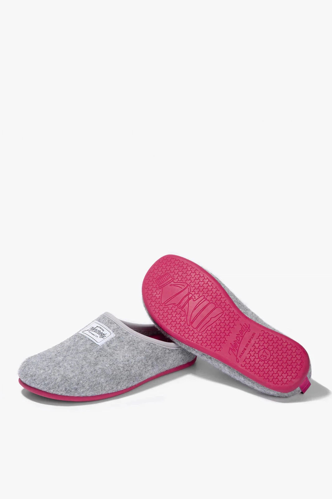 Mercredy Slipper Grey/Magenta-Womens-Ohh! By Gum - Shop Sustainable
