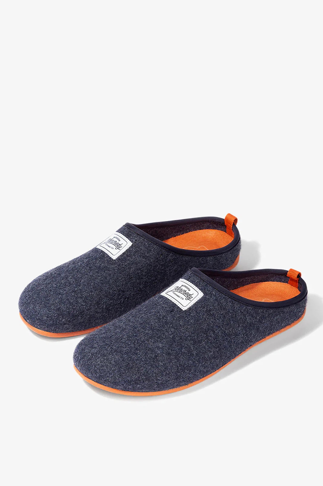 Mercredy Slipper Navy/Orange - Womens-Womens-Ohh! By Gum - Shop Sustainable