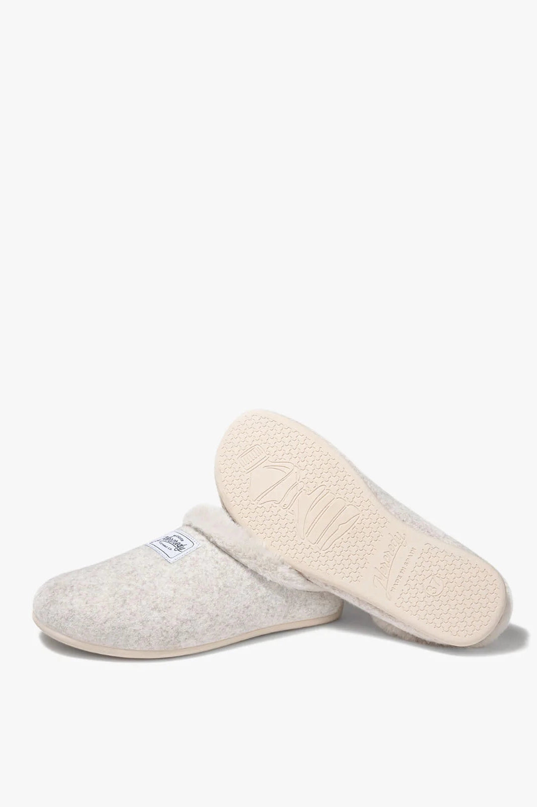 Mercredy Womens Beige Faux Fur Slippers-Womens-Ohh! By Gum - Shop Sustainable