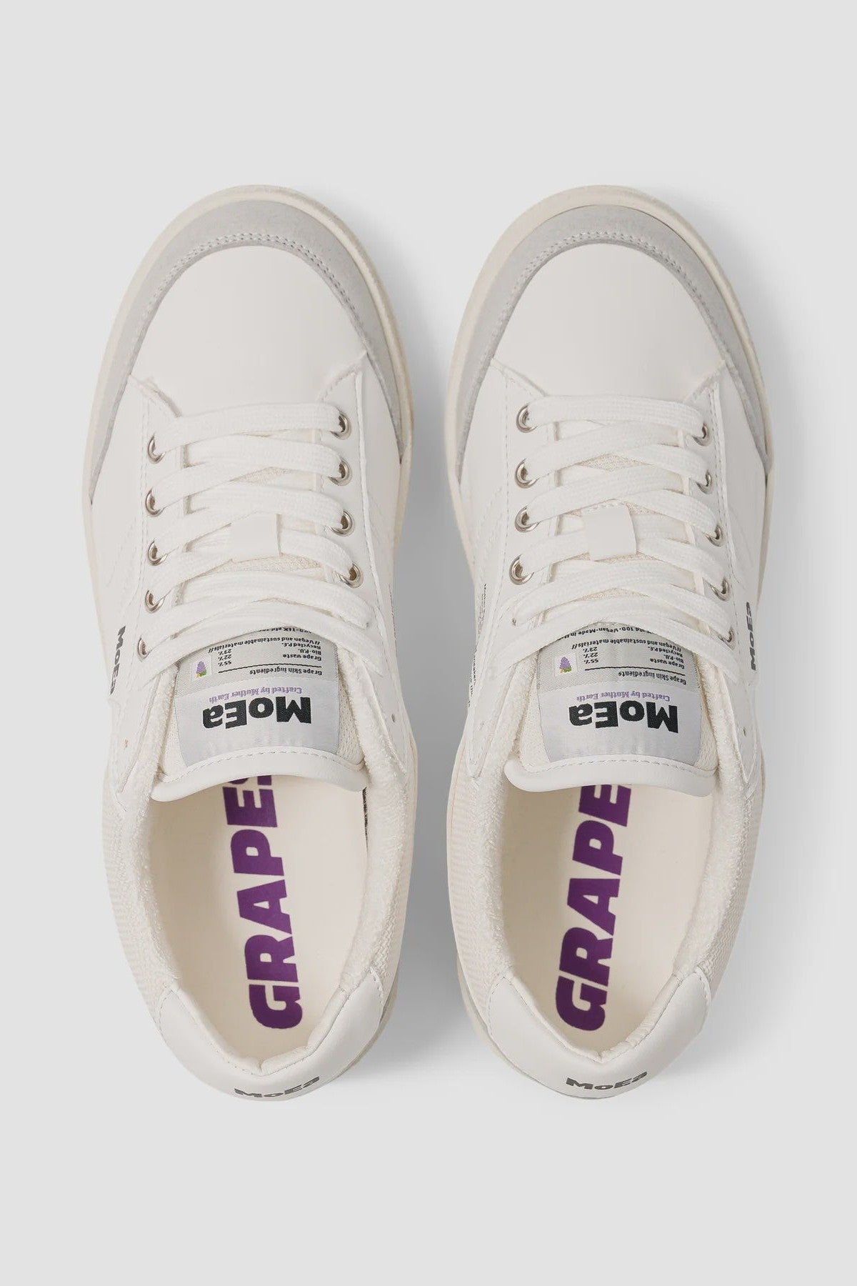 MoEa Gen3 Grapes Full White Sneakers-Accessories-Ohh! By Gum - Shop Sustainable