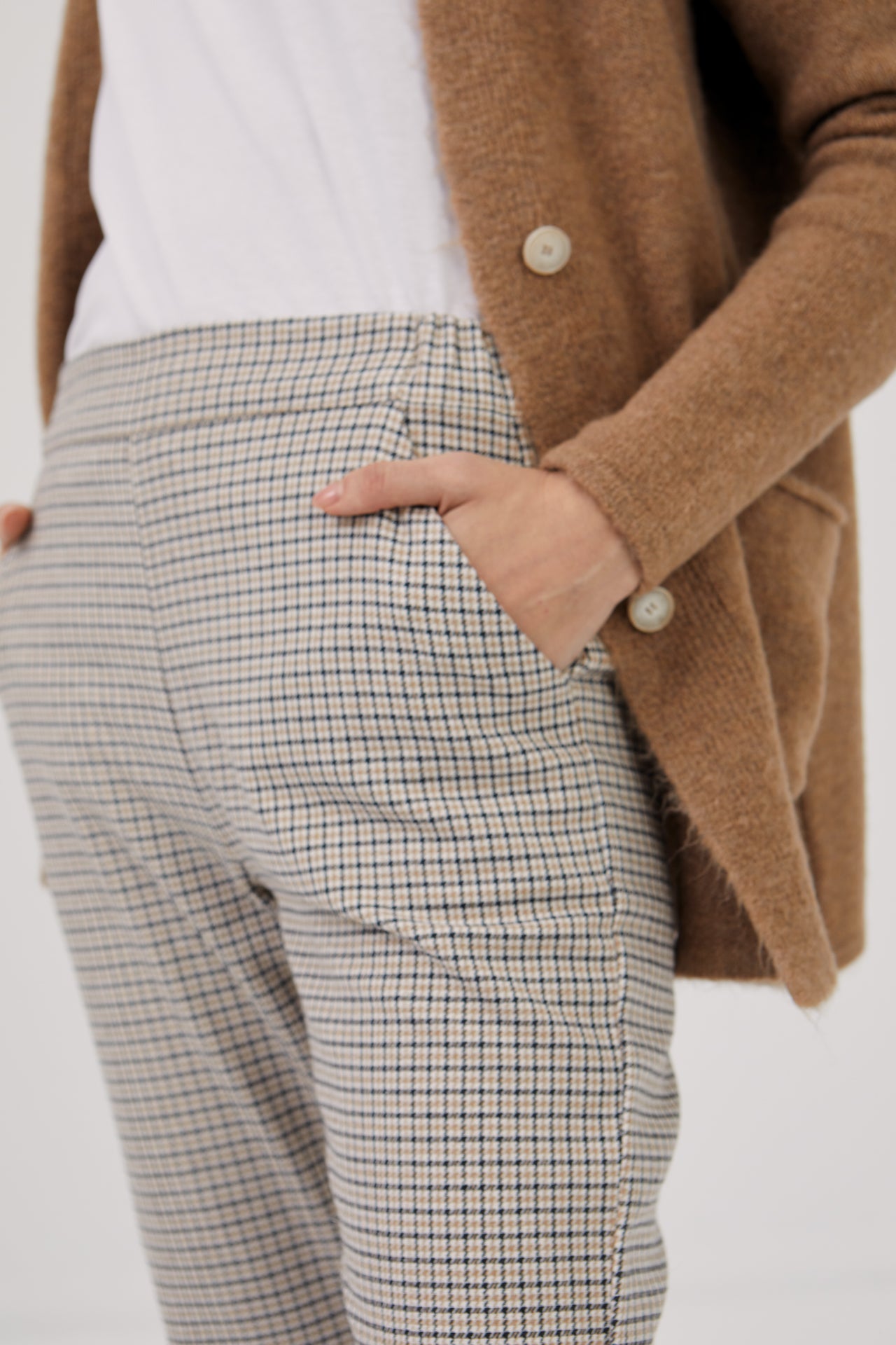 Mus & Bombon AGÓN4 CHECK PANTS-Womens-Ohh! By Gum - Shop Sustainable