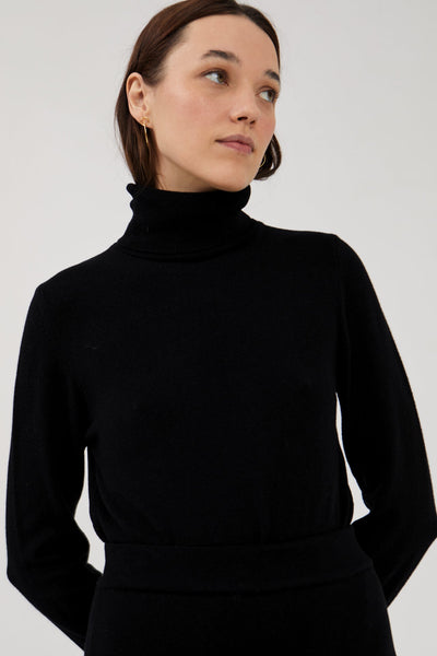 Mus & Bombon ALEARA4 BLACK SWEATER-Womens-Ohh! By Gum - Shop Sustainable