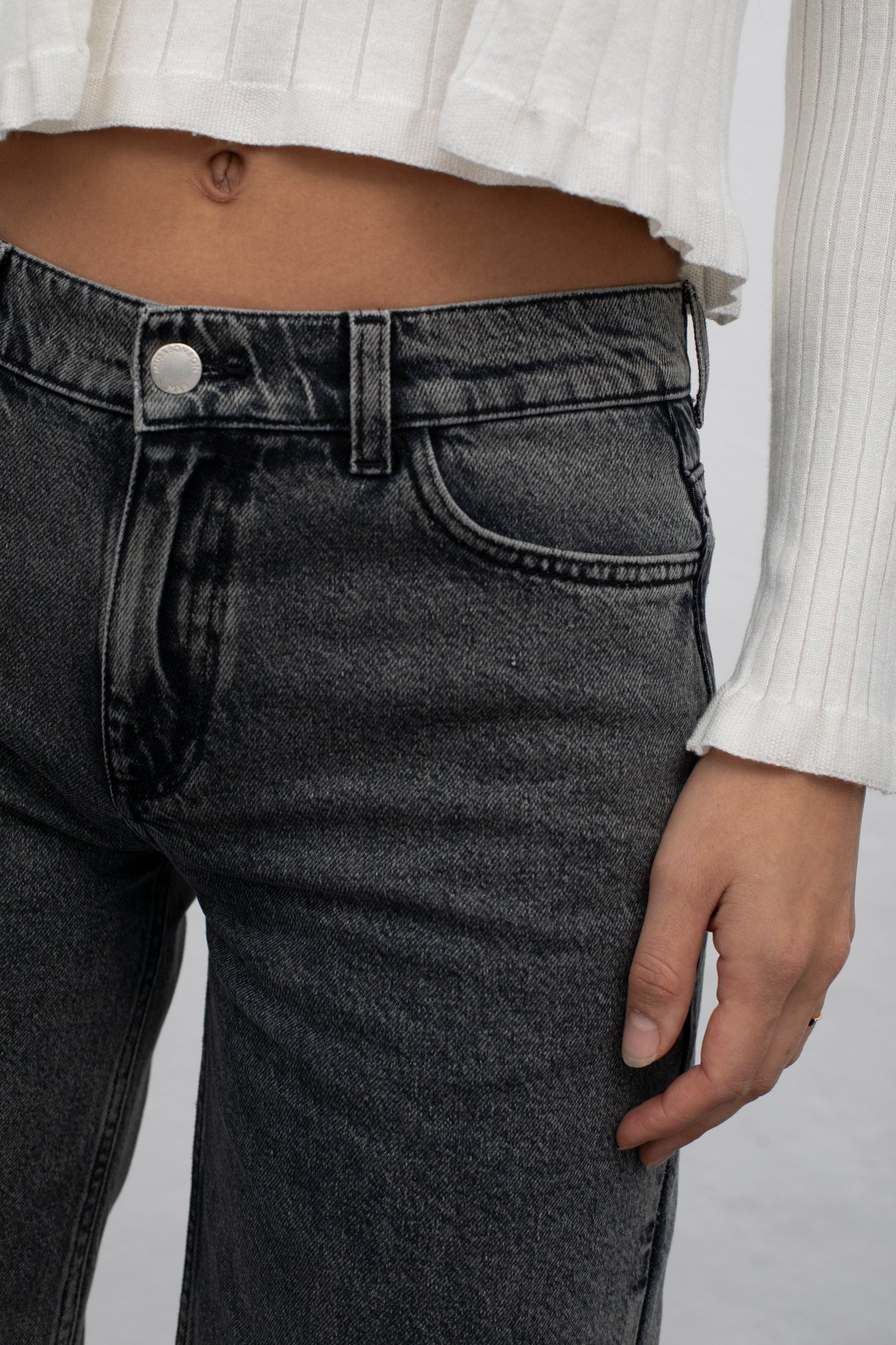 Mus & Bombon Anthracite Xuhui Trousers
