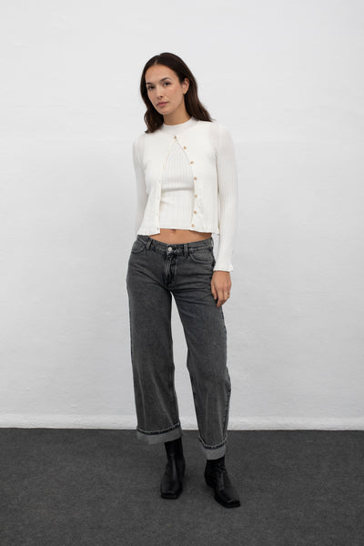 Mus & Bombon Anthracite Xuhui Trousers