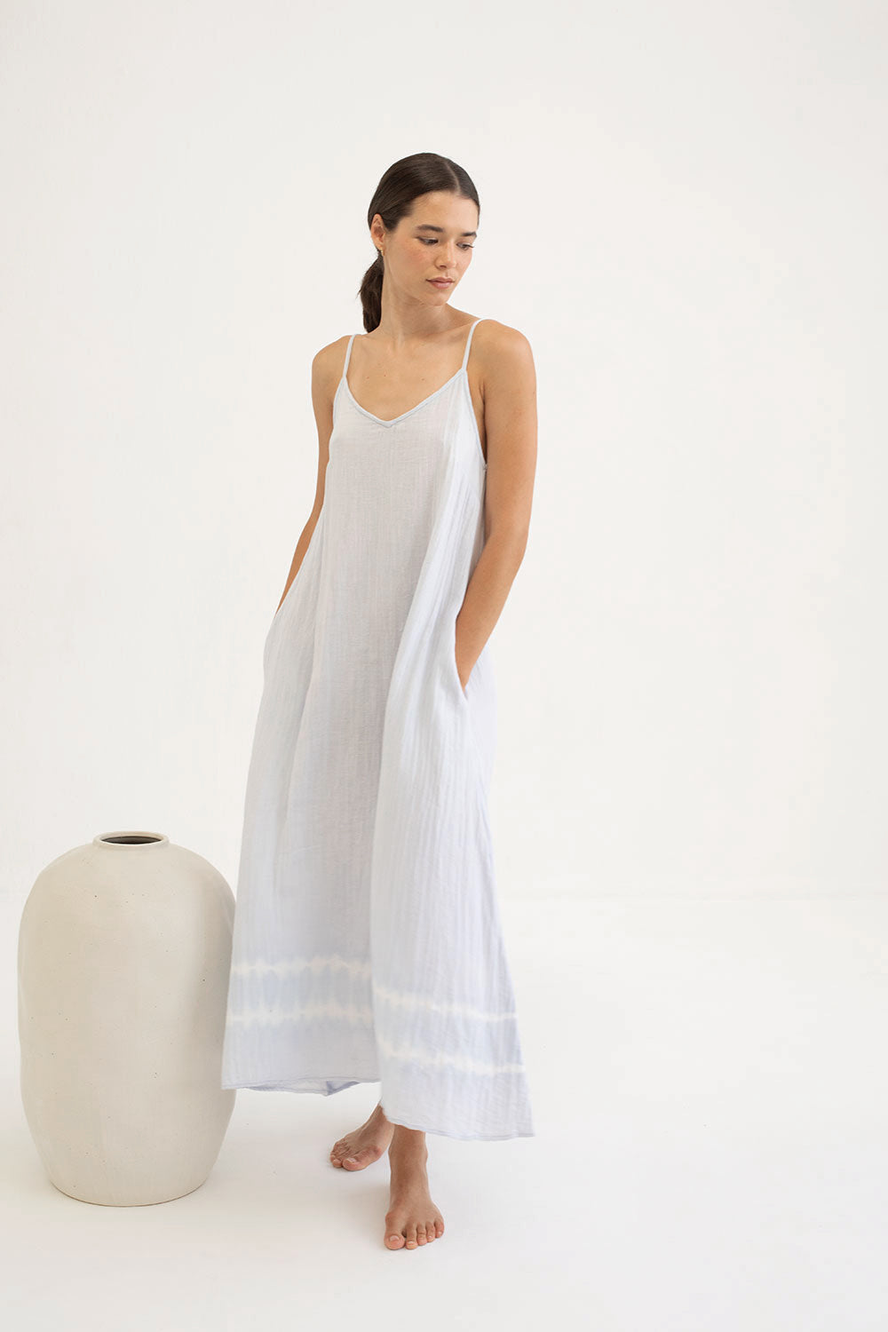 Mus & Bombon Aubarca Sky Dress-Womens-Ohh! By Gum - Shop Sustainable