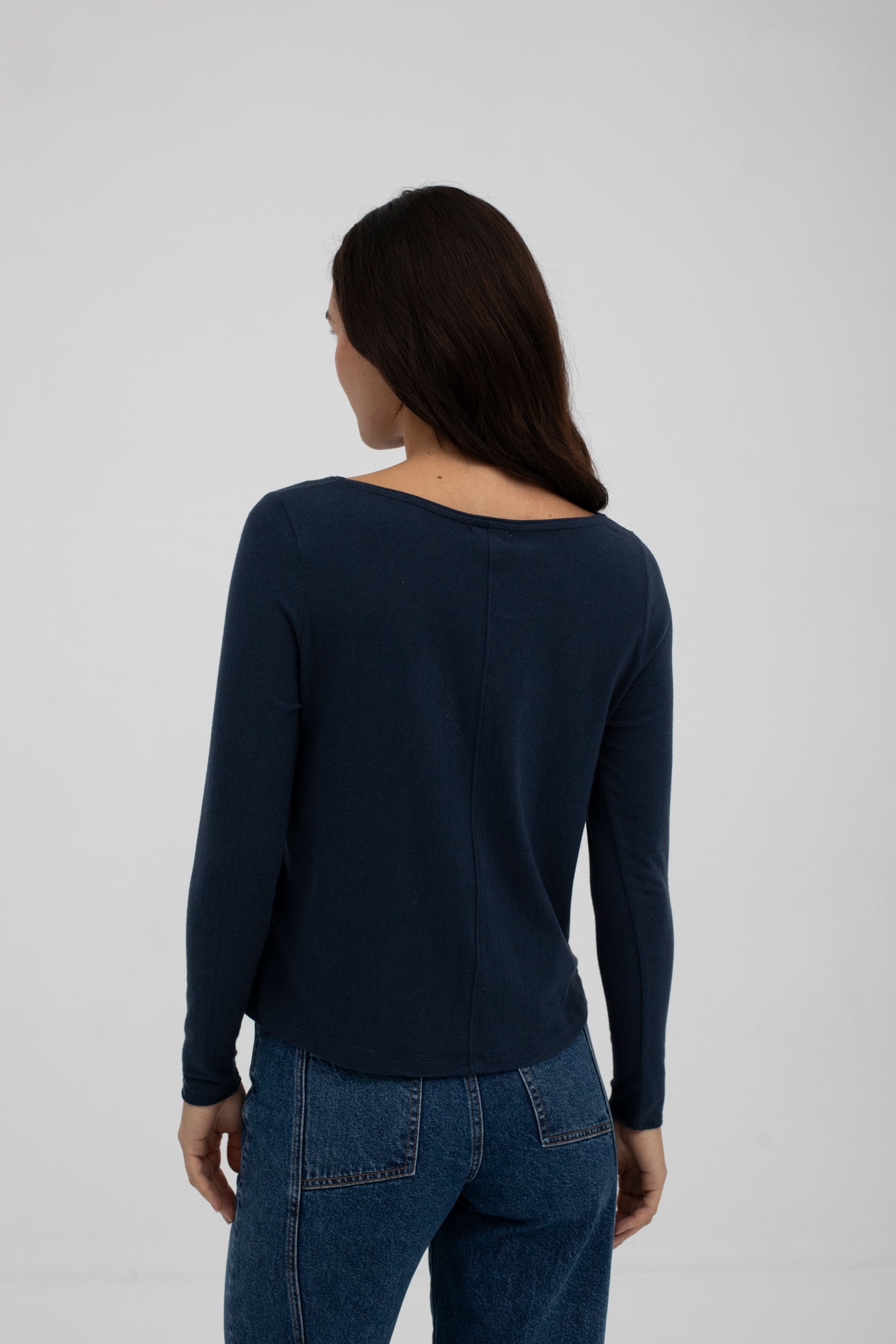 Mus & Bombon Navy Leith Top