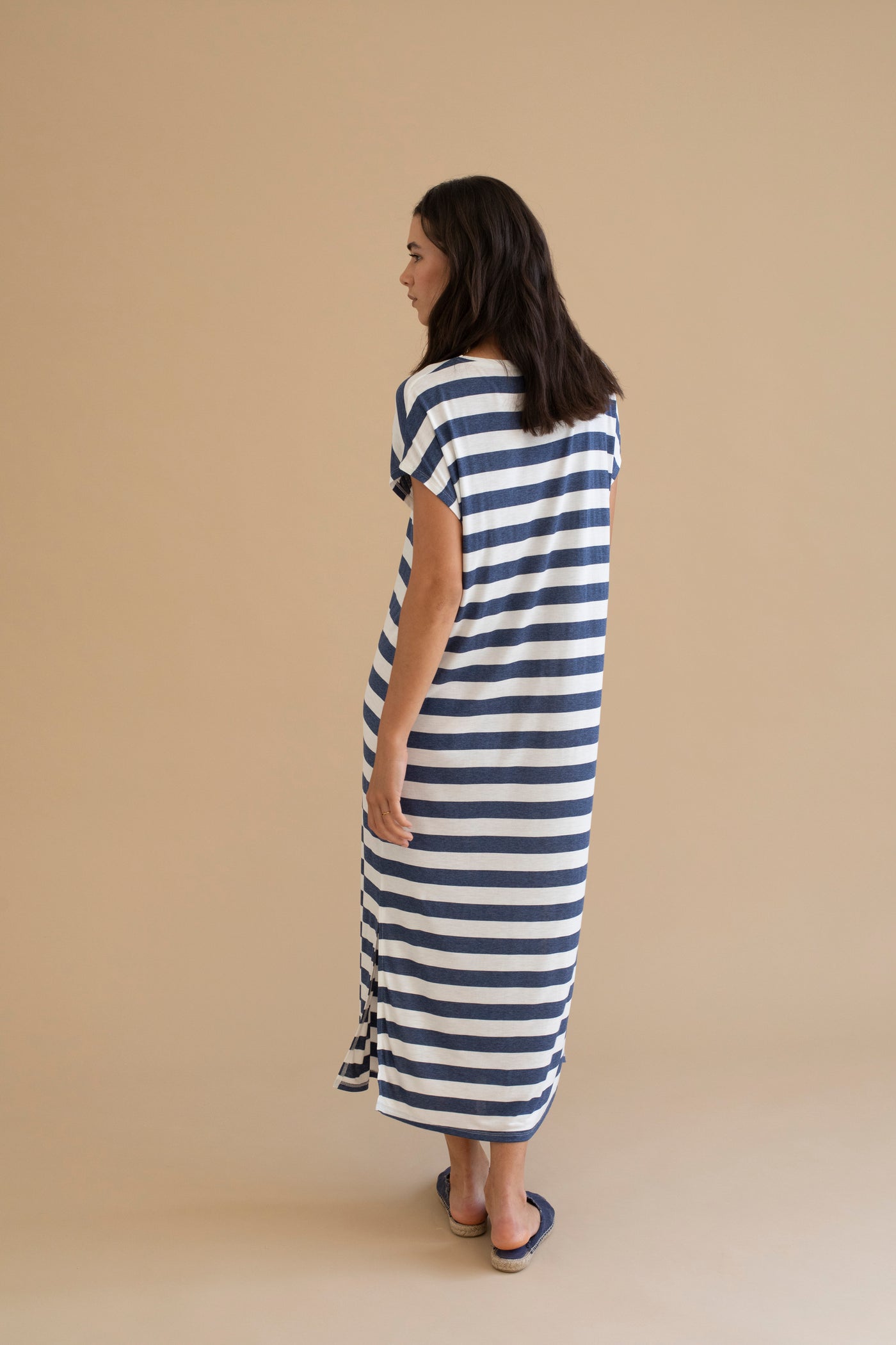 Mus & Bombon Senses Stripes Dress-Womens-Ohh! By Gum - Shop Sustainable